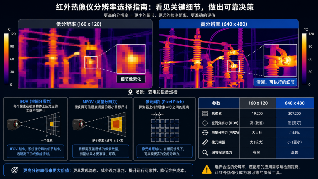 紅外分辨率 160×120、320×240、384×288 與 640×480實戰(zhàn)選型指南